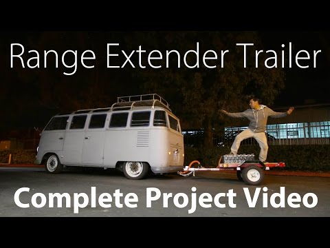 Complete Tesla Bus Battery Range Extender Trailer Project