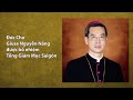 Đức Cha Giuse Nguyễn Năng được bổ nhiệm Tân Tổng Giám Mục Sàigòn