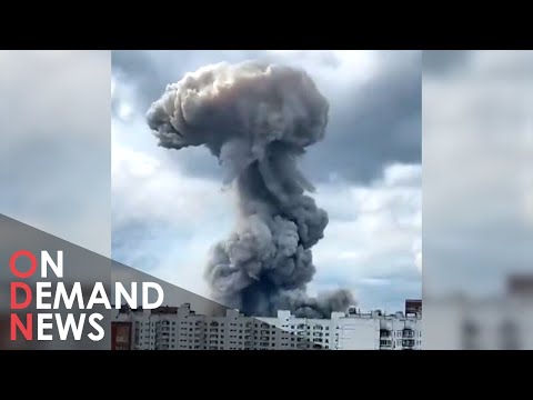 Huge explosion at Moscow factory