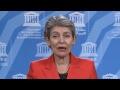 Homenaje de la Directora General de la UNESCO a Nelson Mandela