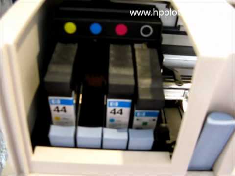 DesignJet 450C repair- cartridge error. Duration: 3:55. Total Views: 16,499