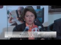 Otilia Cárdenas, Presidenta Sintrenal en firma de acuerdos MinEducación-Sintrenal