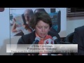 Otilia Cárdenas, Presidenta Sintrenal en firma de acuerdos MinEducación-Sintrenal