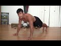 4 minutes easy chest & abs workout