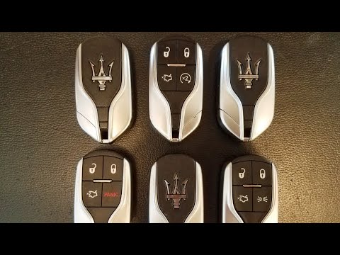 Как поменять батарейку в ключе от Мазерати Maserati key battery replacement key less entry кейлесс