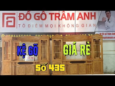 Giá Rẻ Kệ TiVi Gõ Đỏ Tuyệt Đẹp | Đồ Gỗ Trâm Anh |Số 435