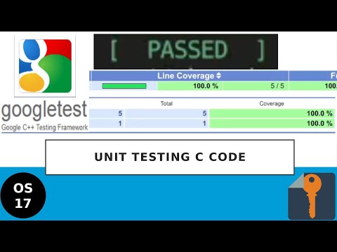 OS17: Unit Testing C Code with Gtest, LCOV, Genhtml