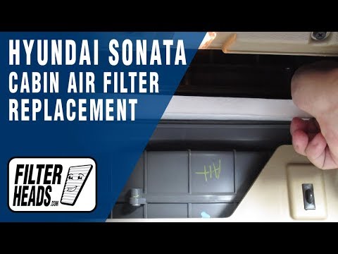 How to Replace Cabin Air Filter 2014 Hyundai Sonata