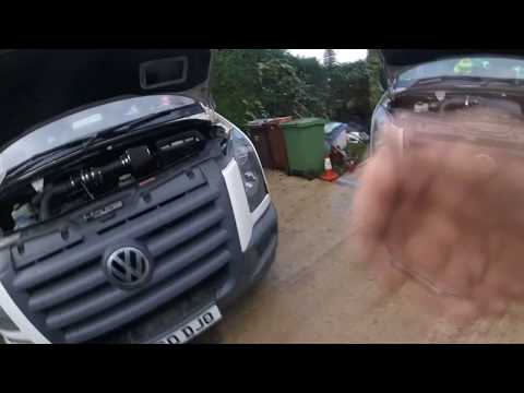 Where is the glow plug relay VW Crafter Sprinter находится реле свечи накала VW Crafter Sprinter