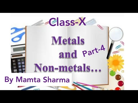 Metals and non metals class 10 |chapter 3 | Metals and nonmetals | How do metals and non metals rea