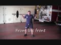 jump squat with a barbell.wmv