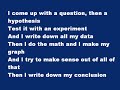 Mr. Lee - Scientific Method song