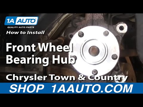 How To Replace Front Wheel Bearing 96-07 Chrysler Town And Country