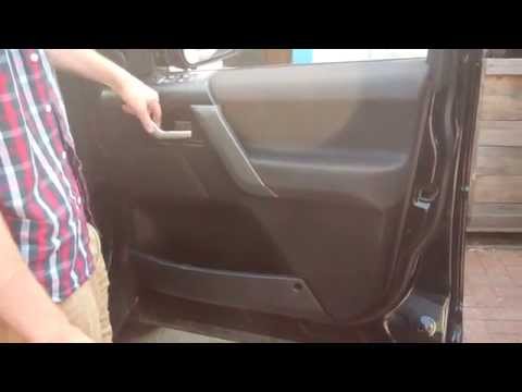 How to remove the door card on a Land Rover Freelander 2