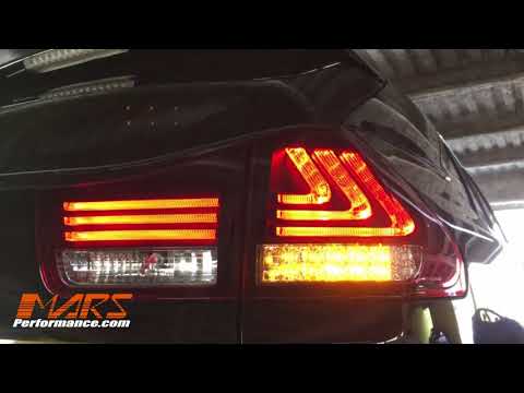 Mars Performance LED TAIL LIGHT WITH SEQUENTIAL INDICATORS FOR LEXUS RX330 RX350 RH400H 03-08