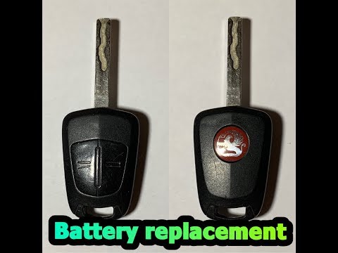 How To Replace A Battery On A Vauxhall Key Remote