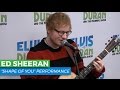 Ed Sheeran - Shape of You Acoustic | Elvis Duran Live