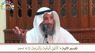 82 - تفسير الآية ( كأنهن الياقوت والمرجان ) - عثمان الخميس