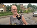 Noodweer in Brabant: drollen drijven door Deurne