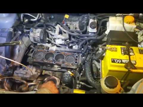 Chevrolet Aveo, выявление и устранение течи масла двигателя Часть 3