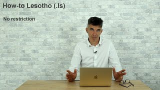 How to register a domain name in Lesotho (.org.ls) - Domgate YouTube Tutorial