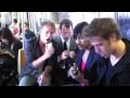 Atomic Tom fait un boeuf dans le metro New Yorkais avec pour seuls instruments leurs 4 iPhone
