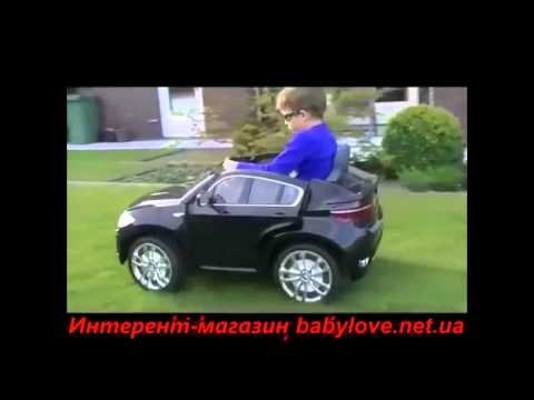 Детский электромобиль Джип BMW X6 JJ 258 R - babylove.net.ua