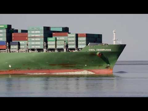 Click to view video CSCL ZEEBRUGGE - IMO 9314234 - Germany - Elbe - Otterndorf