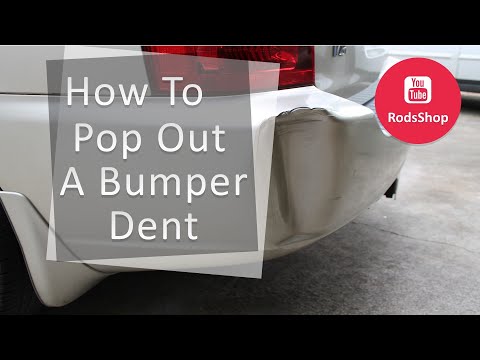 How To Pop Out A Dent In A Rubber Bumper