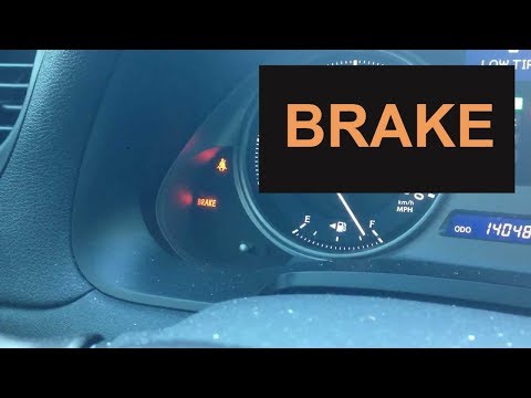 How to fix Brake Warning Light in Lexus IS - Brake light ON