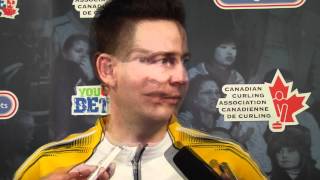 2012 Tim Hortons Brier Bronze Medal Media Scrum