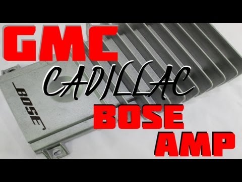 HOW TO REPLACE INSTALL GMC CADILLAC BOSE AMP IN A YUKON ESCALADE