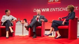 Der SPD-Parteikonvent, Teil 2: Gertrud und Peer Steinbrück im Gespräch mit Bettina Böttinger