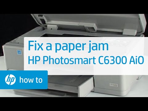 Fix a Paper Jam - HP Photosmart C6300 Series Printer Duration: 8:04. Total Views: 3,629 .