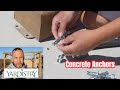 Concrete lag bolts wedge anchor vs sleeve anchor Costco Yardistry Gazebo how to mount