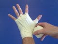 Hand wrapping Basics - How to wrap your hands for boxing, kickboxing, and Muay Thai with long wraps