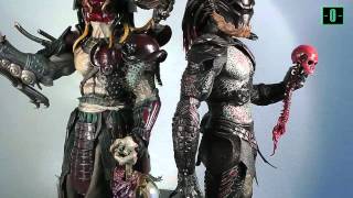 Hot Toys Samurai Predator comparison time