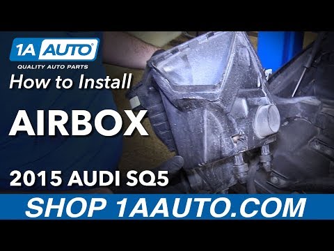 How to Remove Airbox 14-19 Audi SQ5