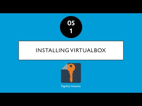 OS1: Installing VirtualBox and Debian