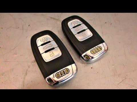 Как заменить батарейку в автомобильном ключе AUDI Q8