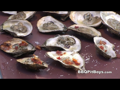 Oysters Butter Smoked on the grill by the BBQ Pit Boys