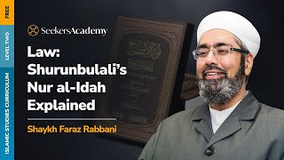The Book of Fasting - Nur al-Idah - Shaykh Faraz Rabbani