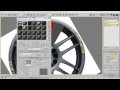 A method for modeling a car wheel