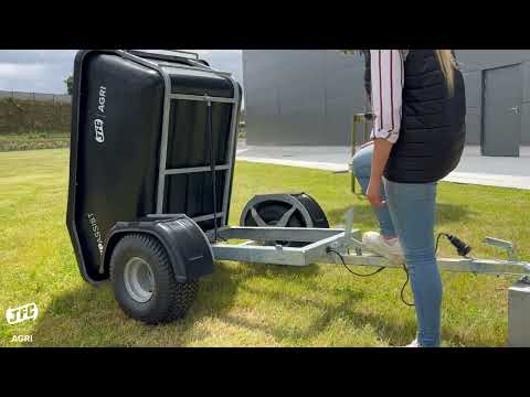 500L ATV Tip Assist Trailer with Lights & Mudguards