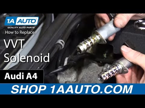 How to Replace Variable Valve Timing Solenoid 05-09 Audi A4