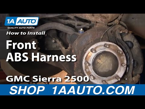 How to Replace ABS Speed Sensor with Harness 99-04 GMC Sierra 2500