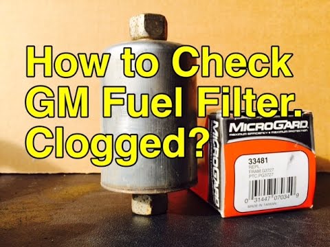 Signs you need to change your Fuel Filter - How to tell Fuel Filter is Bad - Bundys Garage