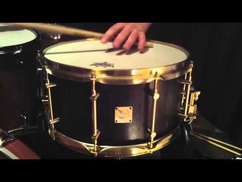 Lignum Drums / 2000 year old Roman Wells Oak snare / full brass hardware