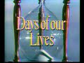 1972 - 1993 Days of Our Lives open