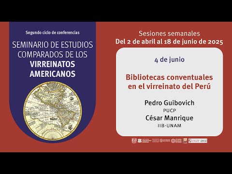 Bibliotecas conventuales en los virreinatos del Perú y de México